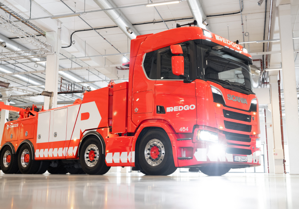 A redgo truck